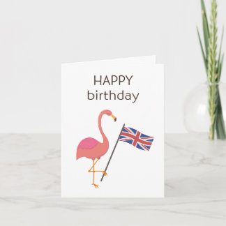 British Birthday Card