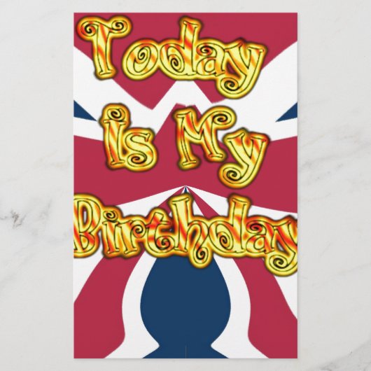 British Birthday Gifts Art Print (Front)