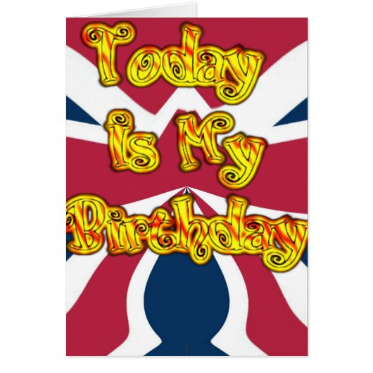 British Birthday Gifts Art Print (Front)