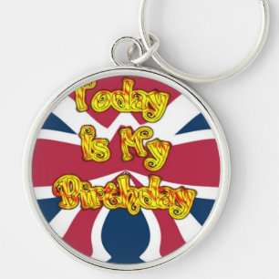 British Birthday Gifts Art Print Keychain