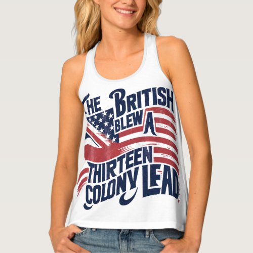 British Blew a Thirteen Colony Tank Top