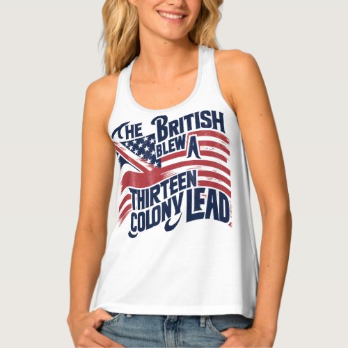 British Blew a Thirteen Colony Tank Top