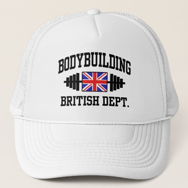 British Bodybuilder Trucker Hat (Front)