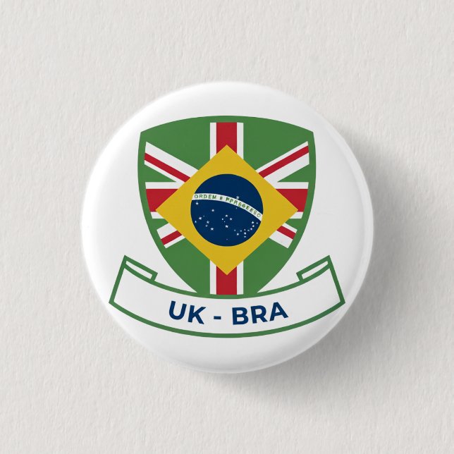 British-Brazilian Button (Front)