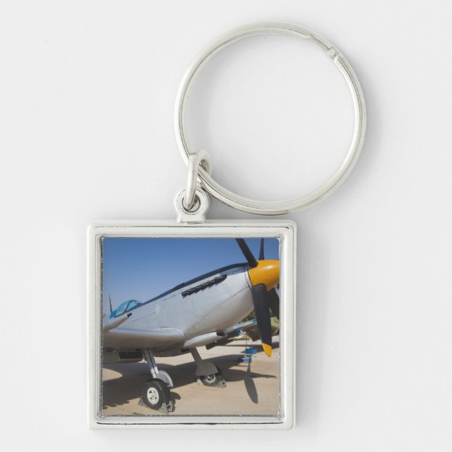British-built Spitfire fighter Keychain (Front)