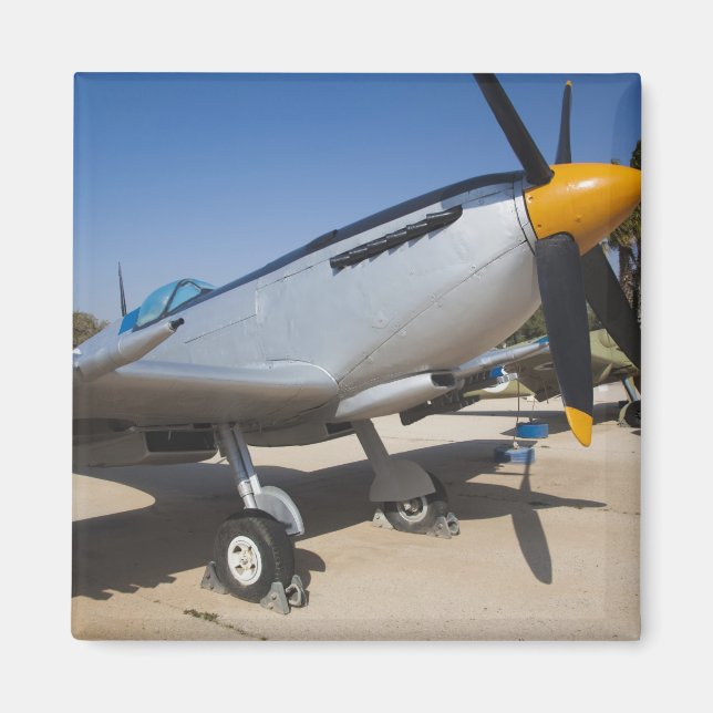 British-built Spitfire fighter Magnet (Front)