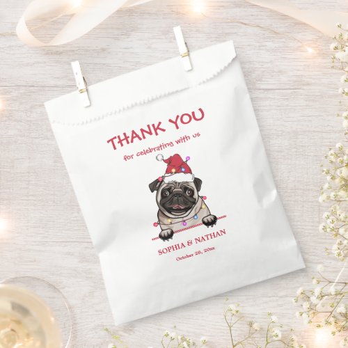British Bull Dog Personalized Thank You Favor Bag