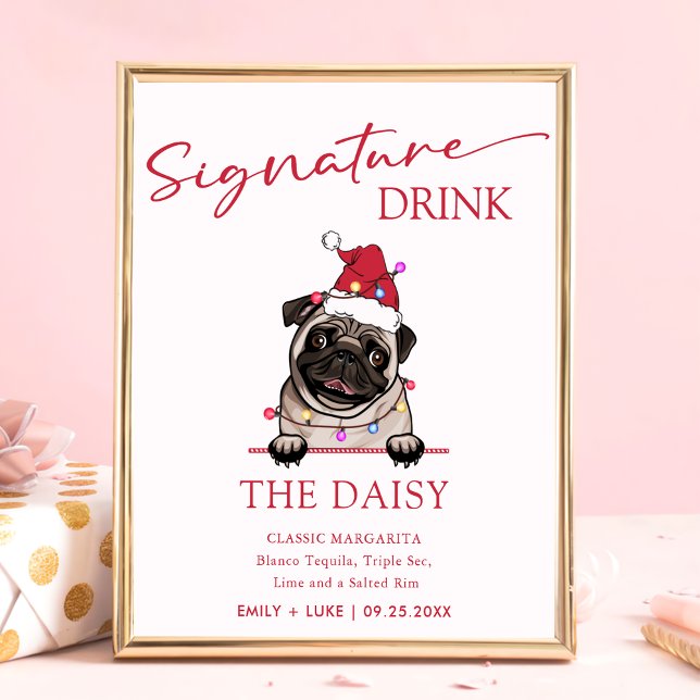 British Bull Dog Wedding Signature Drink Sign (Creator Uploaded)