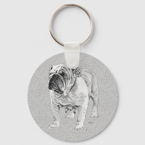 British Bulldog Keychain