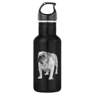 British Bulldog Stainless Steel Water Bottle