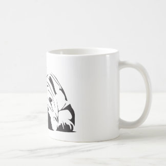 British Bulldog Stencil Coffee Mug