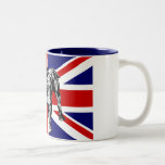British bulldog Union Jack flag mug