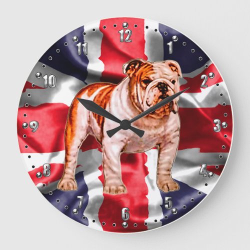 British Bulldog Wall Clock