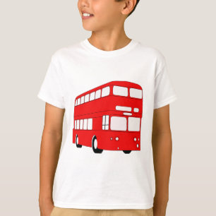 British, bus, double-decker picture. T-Shirt