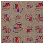 British By Birth American By Choice Fabric