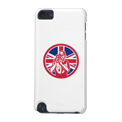 British Cameraman Union Jack Flag Icon iPod Touch (5th Generation) Case