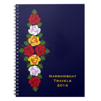 British canal roses notebook