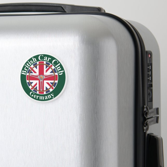 British Car Club Magnet (In Situ (Luggage))
