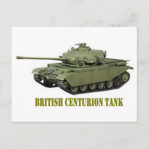 BRITISH CENTURION TANK POSTCARD