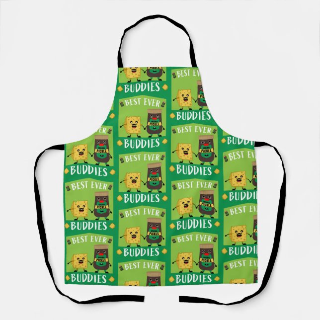 British Cheddar Cheese And Pickle lovers  Apron (Front)