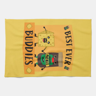 British Cheddar Cheese And Pickle lovers  Kitchen Towel