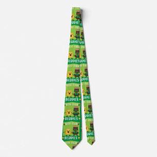 British Cheddar Cheese And Pickle lovers Neck Tie