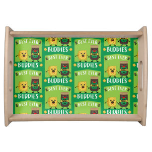 British Cheddar Cheese And Pickle lovers Serving Tray