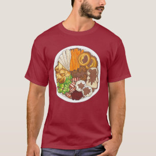 British Christmas Dinner Turkey Festive Party T-Shirt