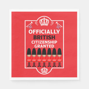British Citizenship Gifts Napkins