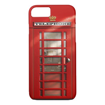 British City Of London Red Phone Booth Iphone 8 Iphone 8/7 Case by EnglishTeePot at Zazzle