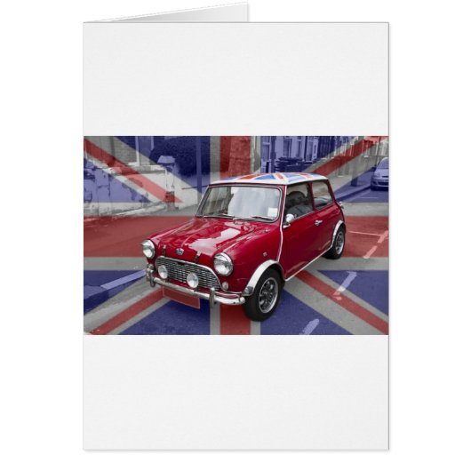 British Classic Mini car Cards (Front)