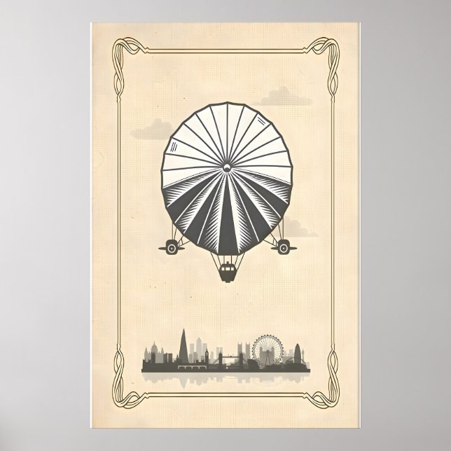 British Classic Rock Inspired Original Design Poster (Front)