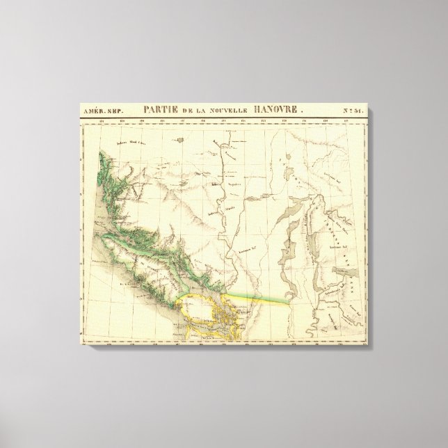 British Columbia, Alberta 31 Canvas Print (Front)