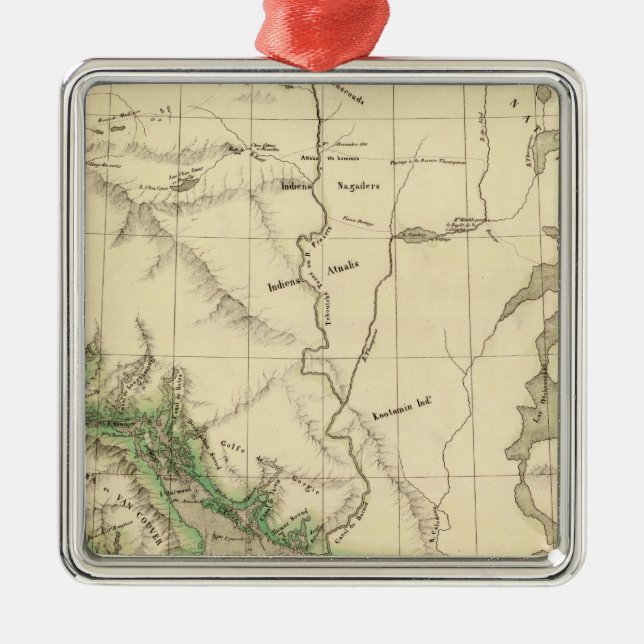 British Columbia, Alberta 31 Metal Ornament (Front)