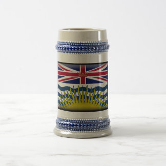 British Columbia (Canada) Flag Beer Stein