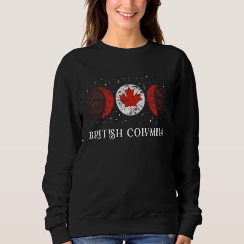 British Columbia Canada Flag Canadian Sweatshirt
