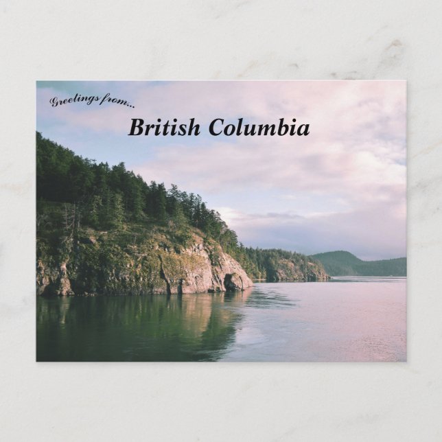 British Columbia Canada Landscape Postcard (Front)