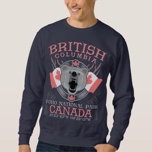 BRITISH COLUMBIA CANADA _ YOHO NATIONAL PARK SWEATSHIRT