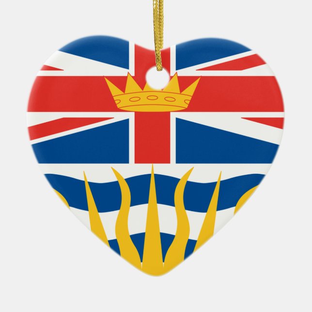 BRITISH COLUMBIA CERAMIC ORNAMENT (Front)