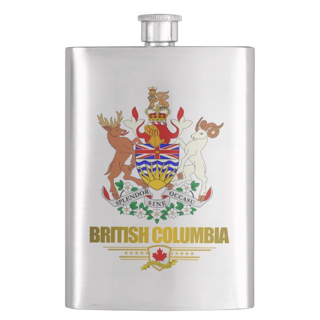 British Columbia COA Flask (Front)