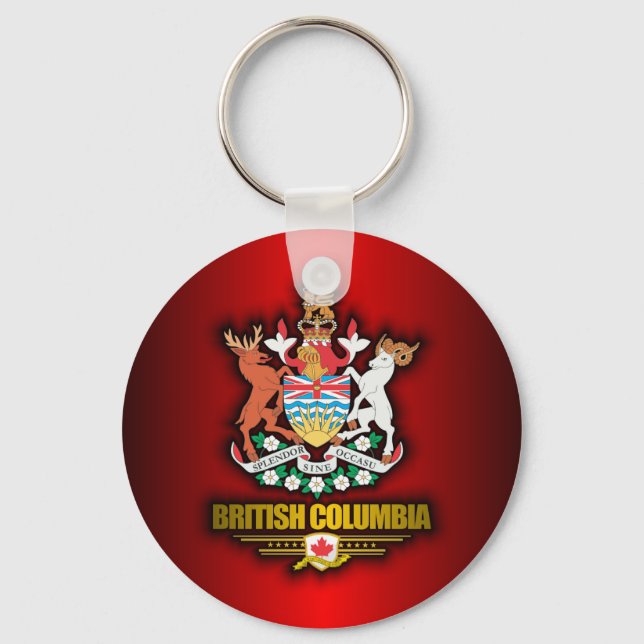 British Columbia COA Keychain (Front)