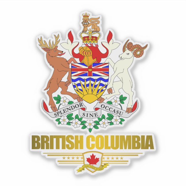 British Columbia COA Sticker (Front)