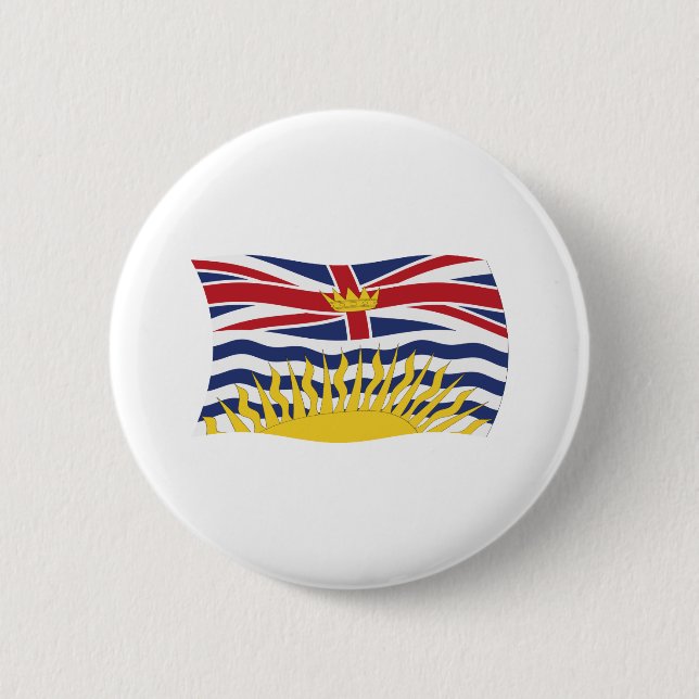 British Columbia Flag Button (Front)