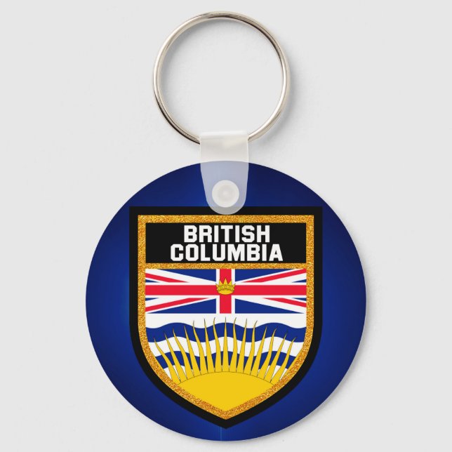 British Columbia Flag Keychain (Front)