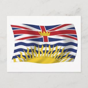 British Columbia Flag Postcard