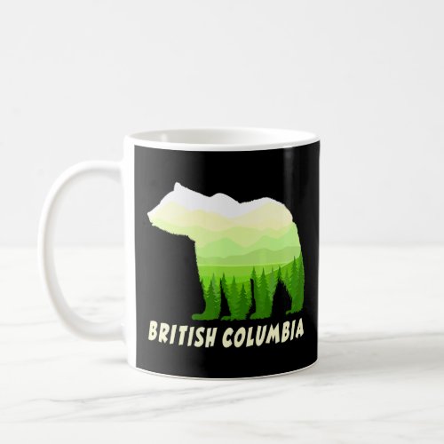 British Columbia Grizzly bear in forest of Canada  Coffee Mug