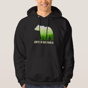 British Columbia Grizzly bear in forest of Canada Hoodie