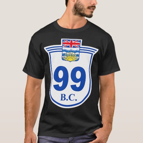 British Columbia Highway 99 Canada T_Shirt