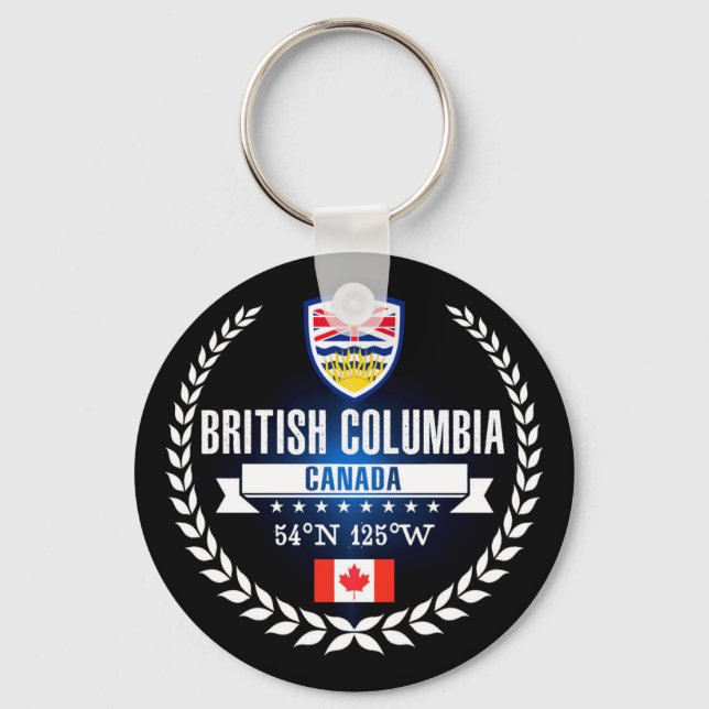 British Columbia Keychain (Front)