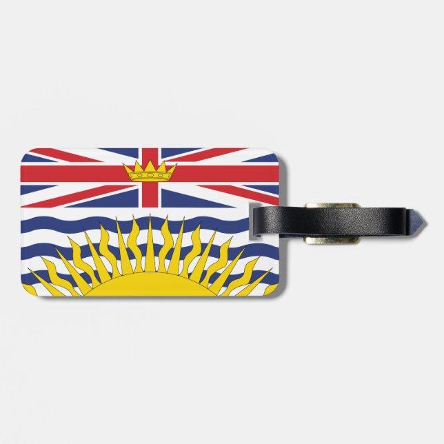 British Columbia Luggage Tag (Back Horizontal)